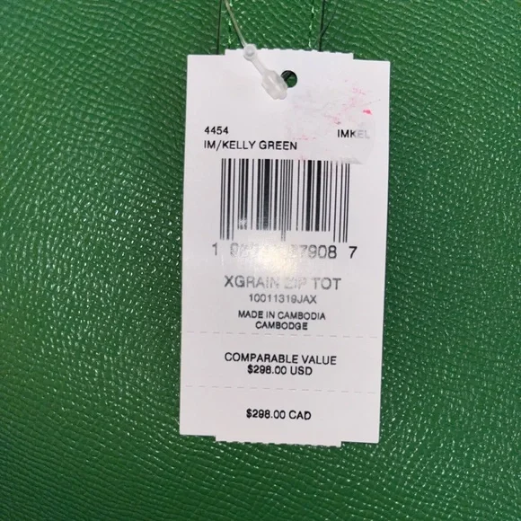 🆕 Coach Pebble Leather Zip Top Tote NWT - Picture 5 of 11